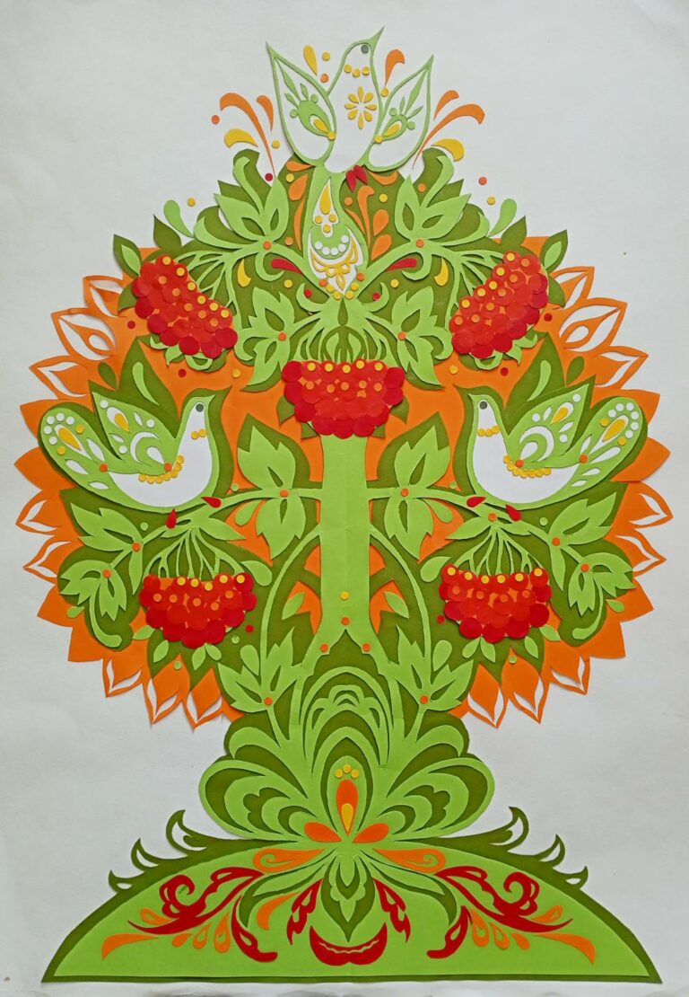 Витинанка калиновий кущик